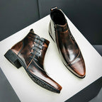 Men's Leather Dress Boots | Refined Style for Formal Occasions