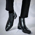 Men's Leather Dress Boots | Refined Style for Formal Occasions