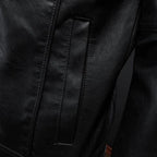 Men's Leather Rider Jacket | Premium Quality | Classic Biker Style | Black