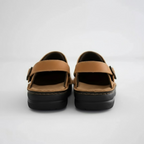 Men's Leather Slip-On Clogs | Orthopaedic Design | Comfortable Everyday Footwear for Casual Use