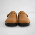 Men's Leather Slip-On Clogs | Orthopaedic Design | Comfortable Everyday Footwear for Casual Use