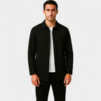 Men's Mid-Length Trench Coat | Water-Resistant Fabric | Classic Style | Outerwear