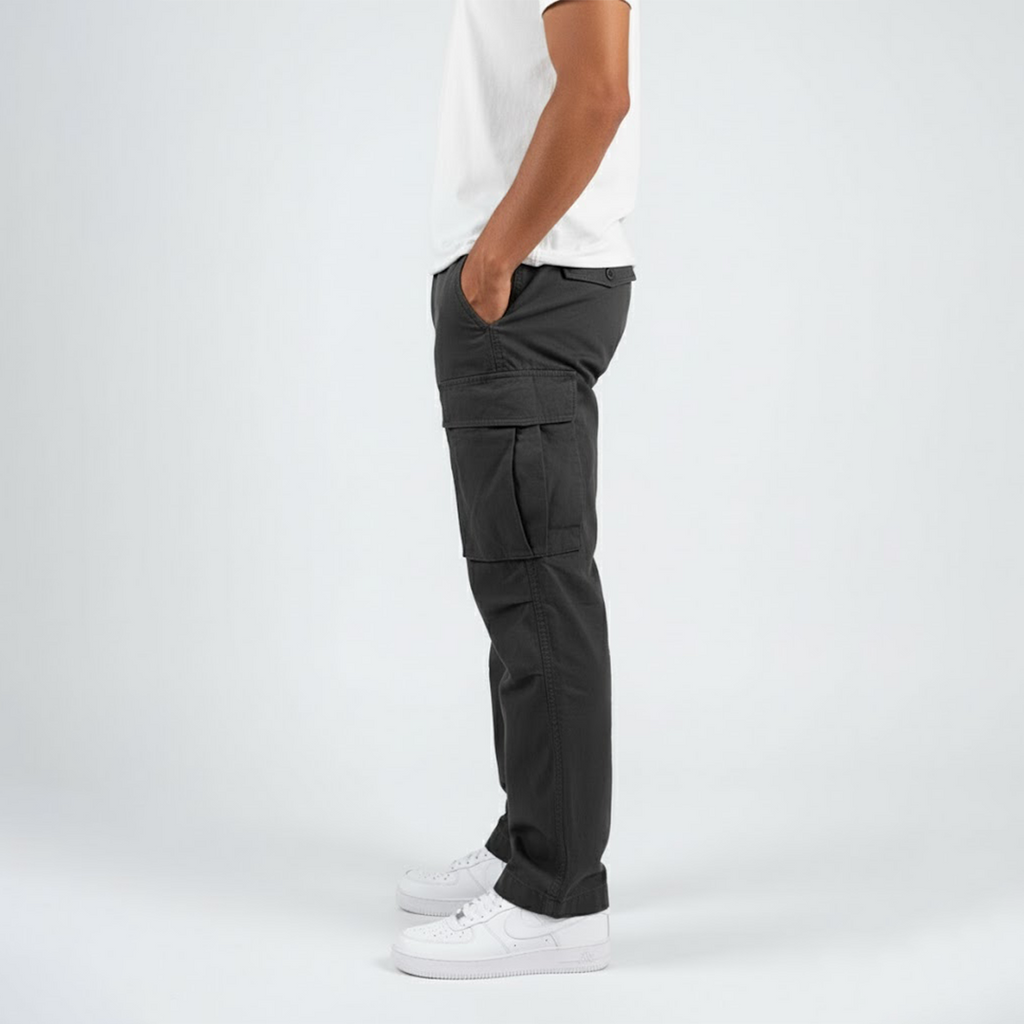 Men's Cargo Pants | Relaxed Fit, Side Pockets | Casual Streetwear for Everyday Use