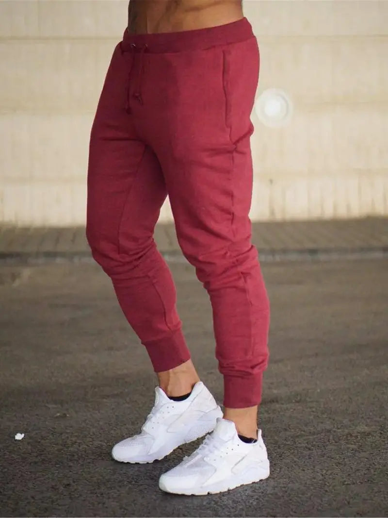 Men's Jogger Pants | Lightweight Fabric | Relaxed Fit | Ideal for Gym and Casual Wear