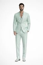 Men's Relaxed Fit Linen Suit for Summer Weddings - Comfortable Wedding Guest Attire