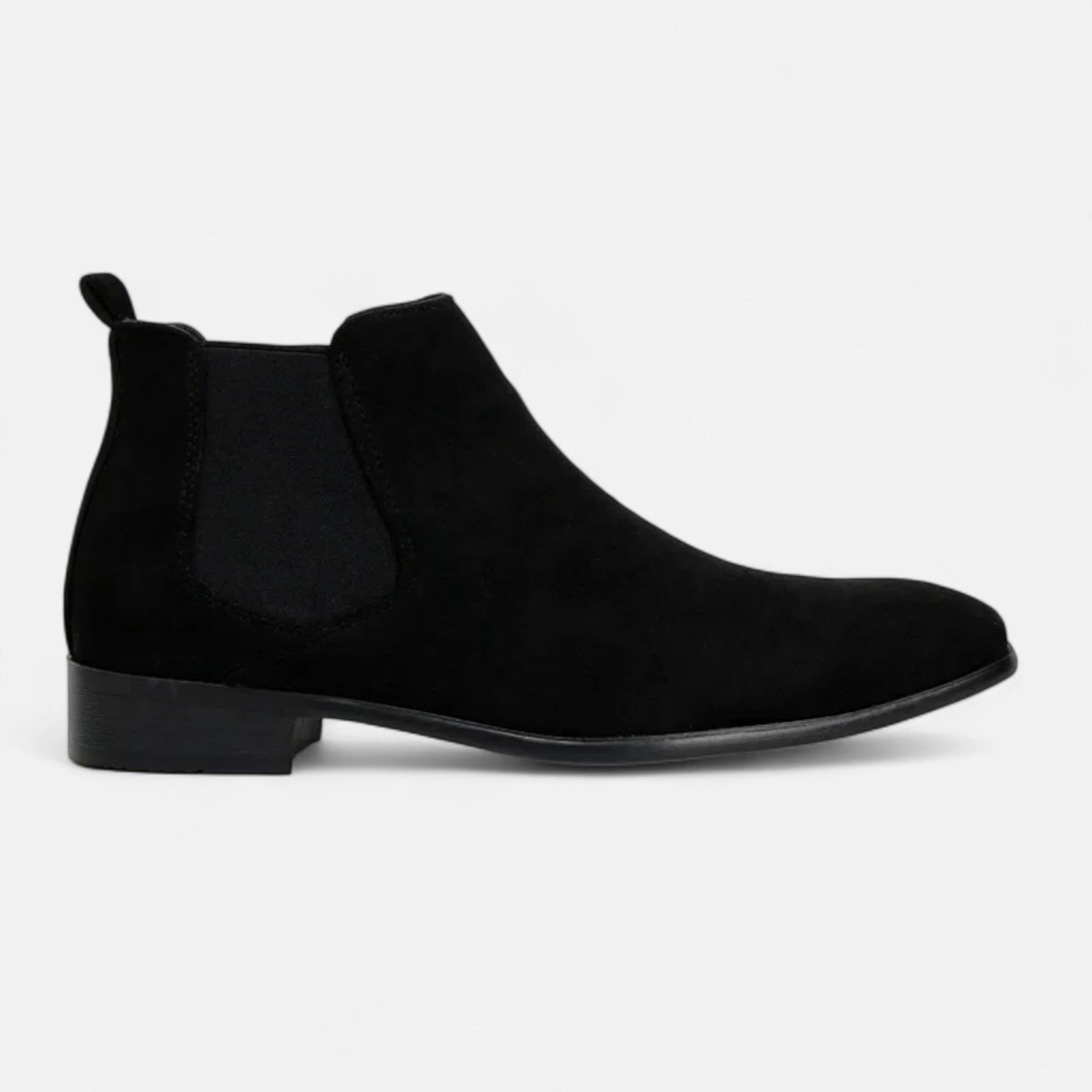 Men's Suede Chelsea Boots | Square-Toe Design | Casual & Formal Versatile Footwear