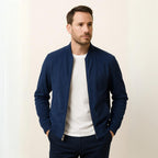Men's Suede Jacket | Classic Old Money Style | Casual Outerwear for Men