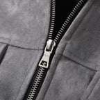 Men's Suede Jacket | Soft Loose-Fit Casual Outerwear | Ideal for Everyday Wear