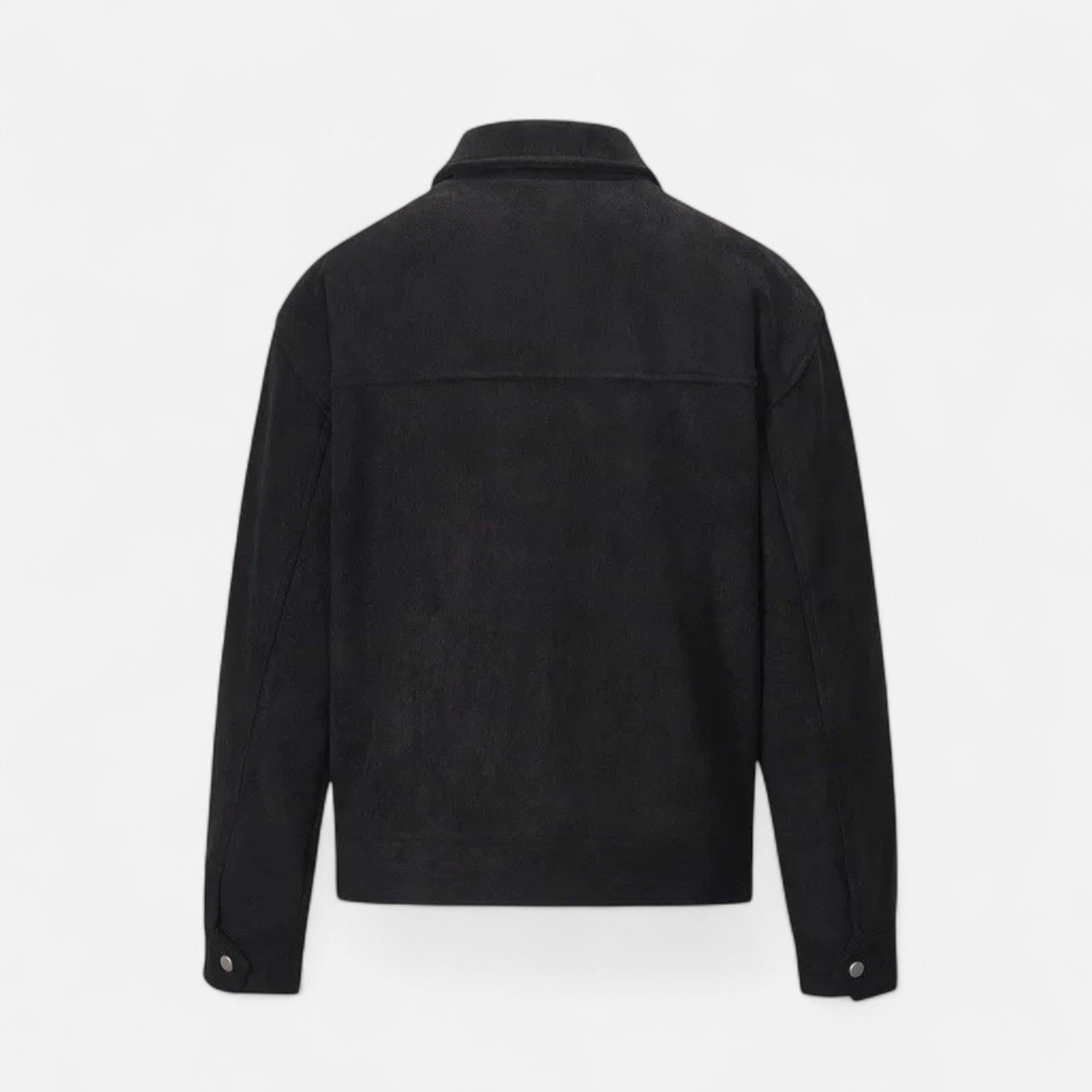 Men's Suede Jacket | Soft Loose-Fit Casual Outerwear | Ideal for Everyday Wear