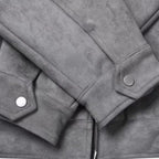 Men's Suede Jacket | Soft Loose-Fit Casual Outerwear | Ideal for Everyday Wear