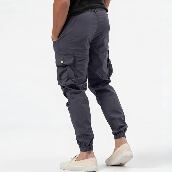 Men's Cargo Pants with Drawstring Waist | Durable Fabric | Casual Outdoor & Everyday Wear