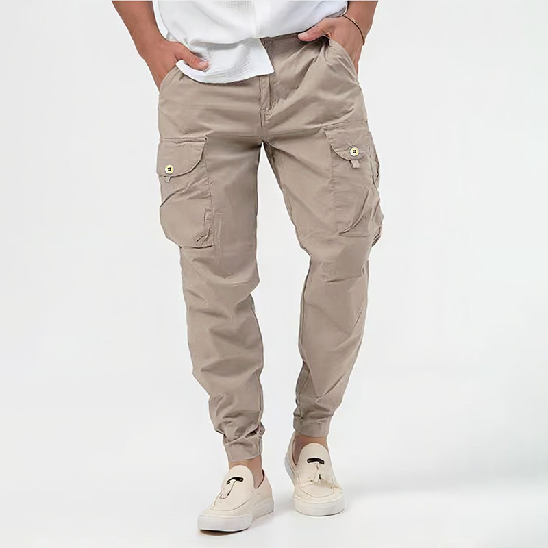 Men's Cargo Pants with Drawstring Waist | Durable Fabric | Casual Outdoor & Everyday Wear