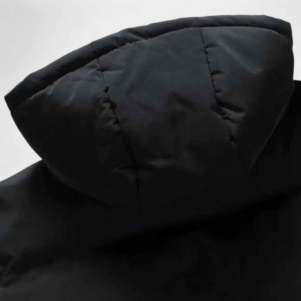 Men's Waterproof Insulated Puffer Jacket - Warm Outdoor Coat for Hiking and Winter Activities