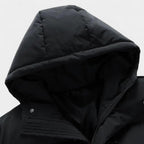 Men's Waterproof Insulated Puffer Jacket - Warm Outdoor Coat for Hiking and Winter Activities