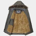 Men's Winter Parka with Fur Collar | Insulated, Waterproof, Outdoor Jacket