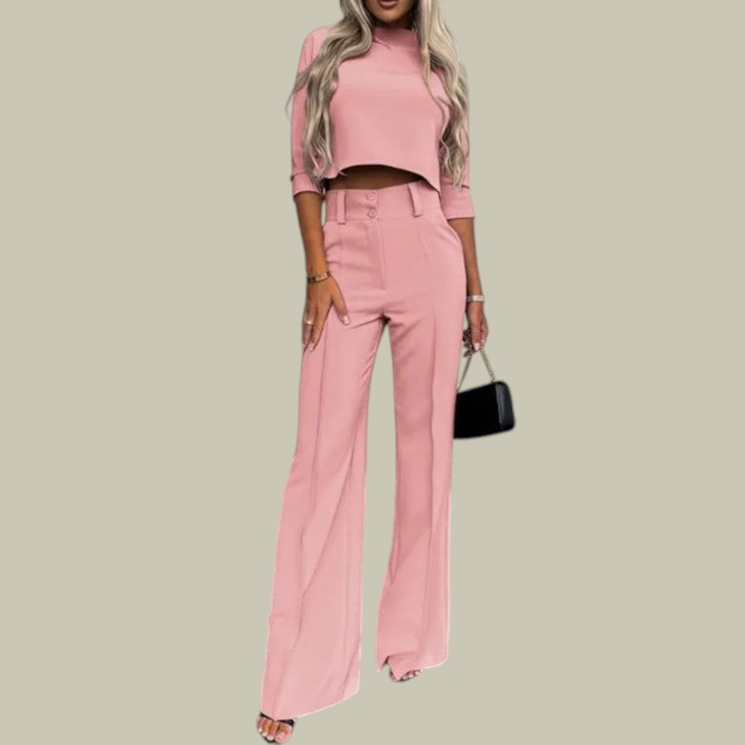 Women's Two-Piece Loungewear Set | Soft Fabric | Casual Comfort for Home and Relaxation