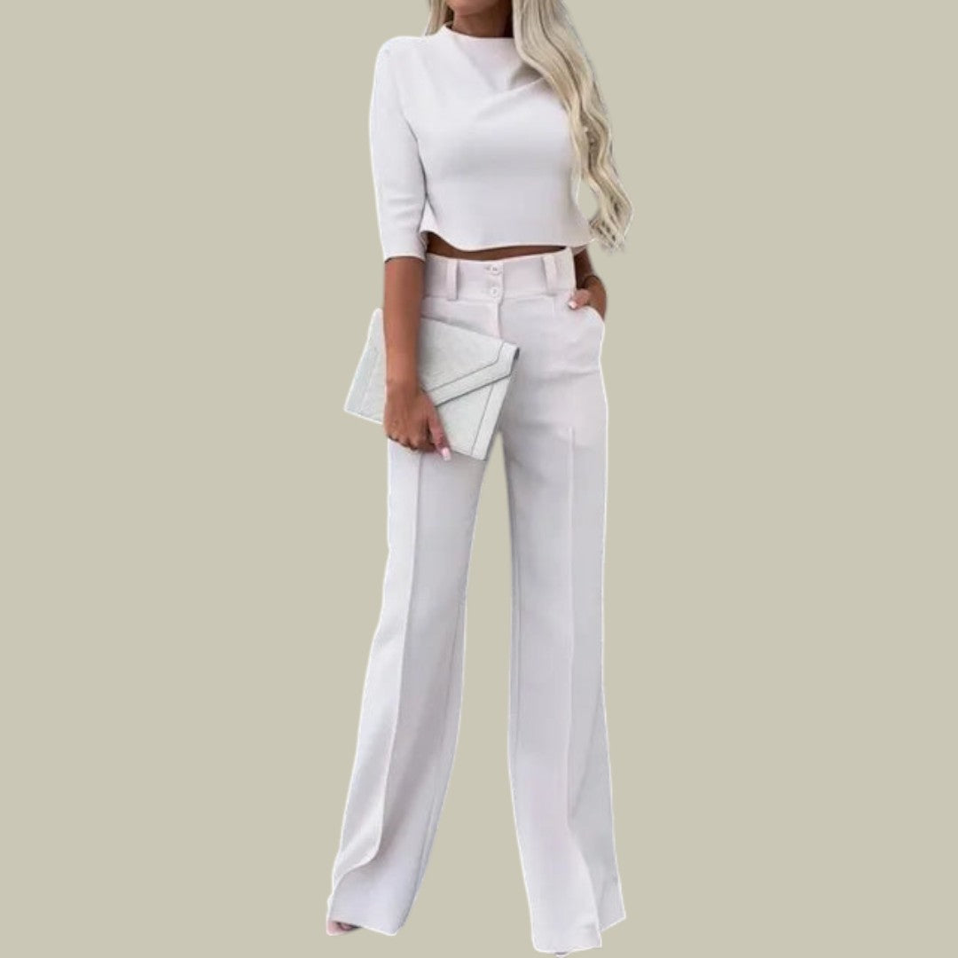 Women's Two-Piece Loungewear Set | Soft Fabric | Casual Comfort for Home and Relaxation