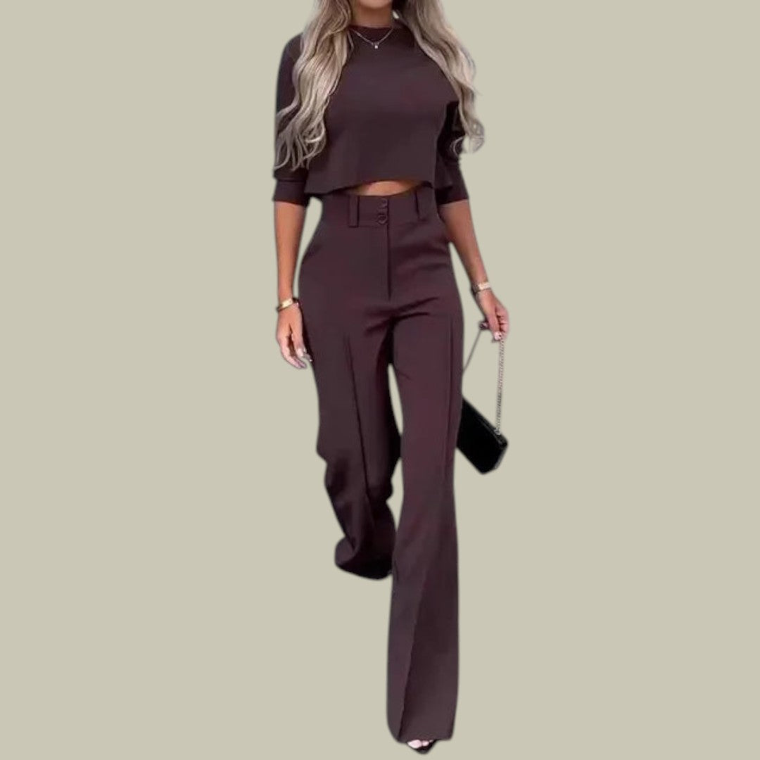 Women's Two-Piece Loungewear Set | Soft Fabric | Casual Comfort for Home and Relaxation