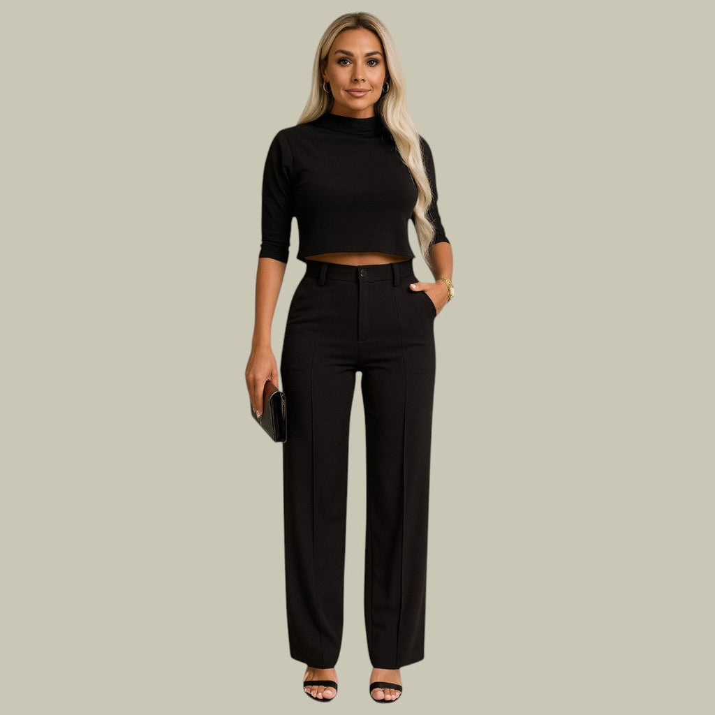 Women's Two-Piece Loungewear Set | Soft Fabric | Casual Comfort for Home and Relaxation