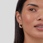 Mother of Pearl Hoop Earrings – Everyday Wear, Gift for Her