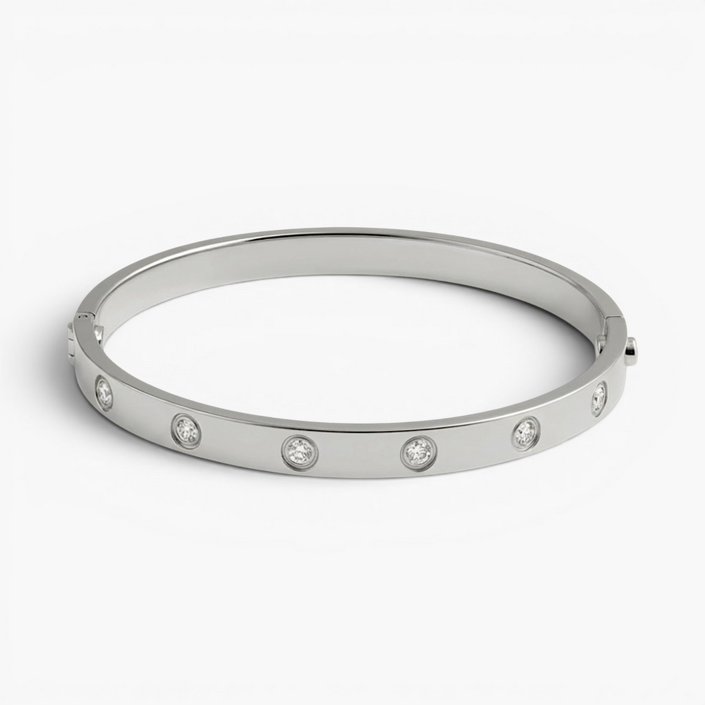 Cubic Zirconia Bangle Bracelet