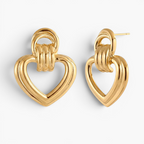 Heart Drop Earrings