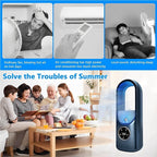 Portable 3-in-1 Air Cooler with Humidifier – Office, Night Use