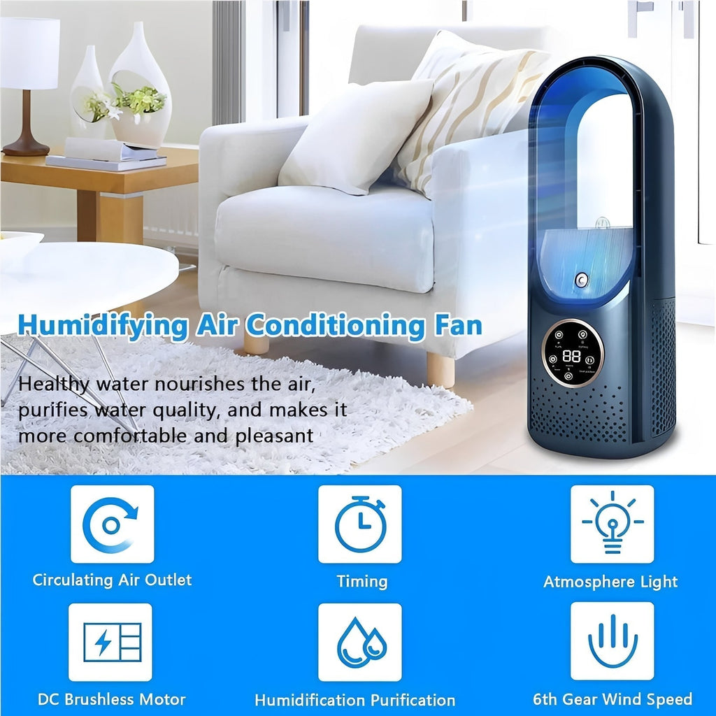 Portable 3-in-1 Air Cooler with Humidifier – Office, Night Use