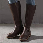 Premium Orthopedic Leather Boots for Women - Stylish Comfort Footwear