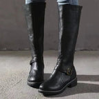 Premium Orthopedic Leather Boots for Women - Stylish Comfort Footwear
