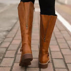 Premium Orthopedic Leather Boots for Women - Stylish Comfort Footwear