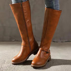 Premium Orthopedic Leather Boots for Women - Stylish Comfort Footwear