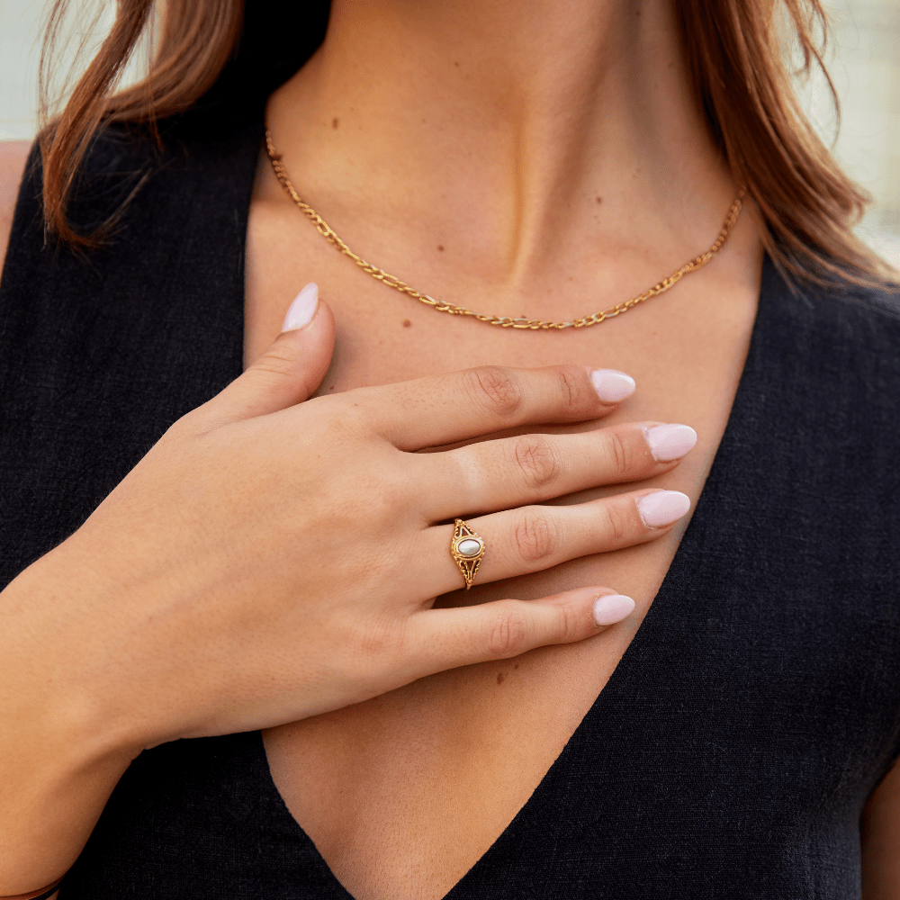 Vintage Pearl Ring – Elegant Jewelry for Special Occasions, Gifts