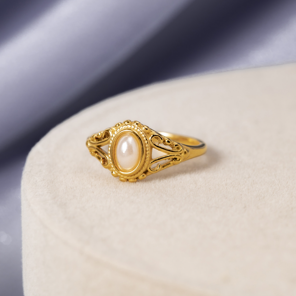 Vintage Pearl Ring – Elegant Jewelry for Special Occasions, Gifts