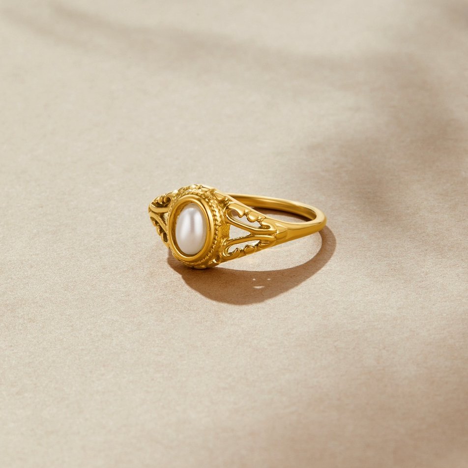 Vintage Pearl Ring – Elegant Jewelry for Special Occasions, Gifts