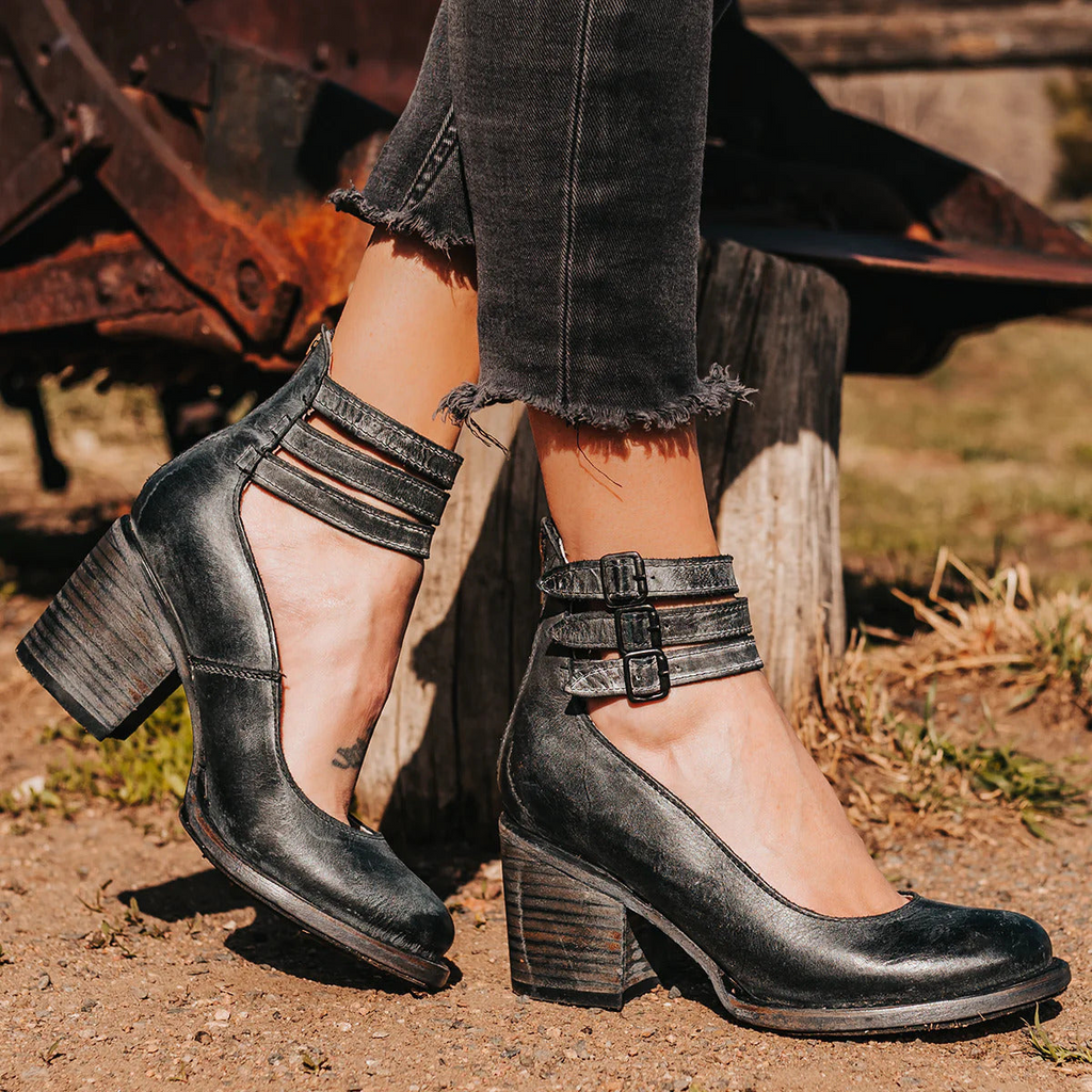 Strappy Ankle Strap Heels for Women | Vintage Elegant Design | Ideal for Parties and Special Occasions