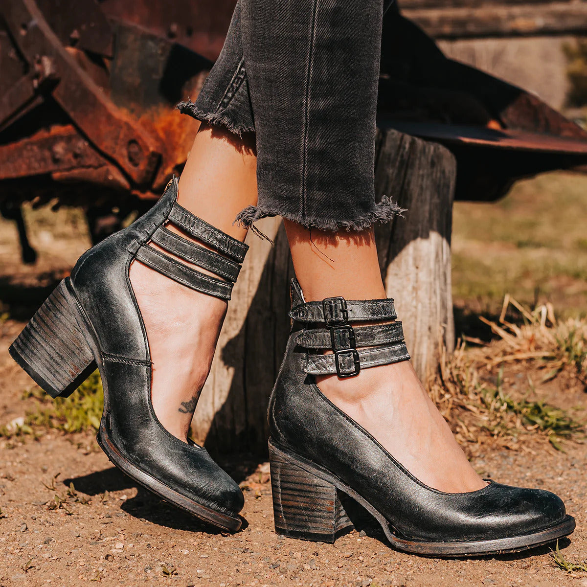 Strappy Ankle Strap Heels for Women | Vintage Elegant Design | Ideal for Parties and Special Occasions