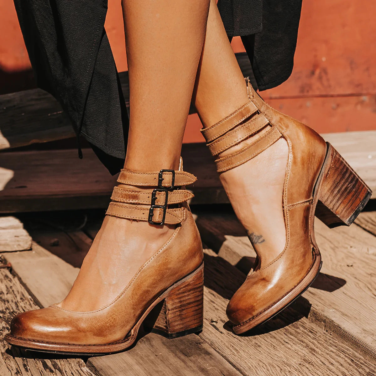 Strappy Ankle Strap Heels for Women | Vintage Elegant Design | Ideal for Parties and Special Occasions