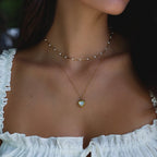 Weißes Perlenhalsband – Alltag, Geschenk