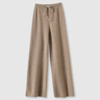 Wide Leg Knit Pants for Women | Cozy Winter Fabric | Casual Cold Weather Wear