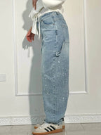 Wide Leg Spring Pants for Women | Lightweight Fabric | Casual Comfortable Everyday Wear