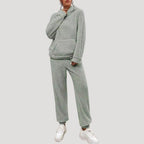 Cozy Women's Hooded Lounge Set | Soft Fabric | Spring Style | Comfortable Home Wear for Relaxation and Leisure