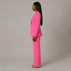 Women's Formal Suit Set - Tailored Blazer and Trousers - Office/Business Attire
