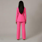 Women's Formal Suit Set - Tailored Blazer and Trousers - Office/Business Attire