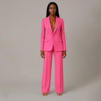 Women's Formal Suit Set - Tailored Blazer and Trousers - Office/Business Attire