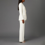 Women's Formal Suit Set - Tailored Blazer and Trousers - Office/Business Attire