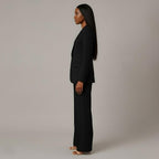 Women's Formal Suit Set - Tailored Blazer and Trousers - Office/Business Attire