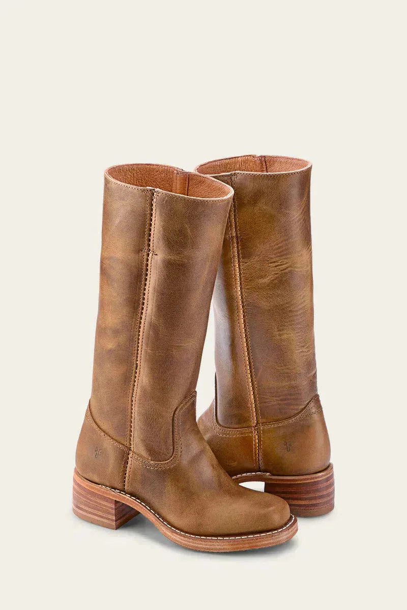 Women's Leather Campus Boots | Timeless Design for Everyday Wear