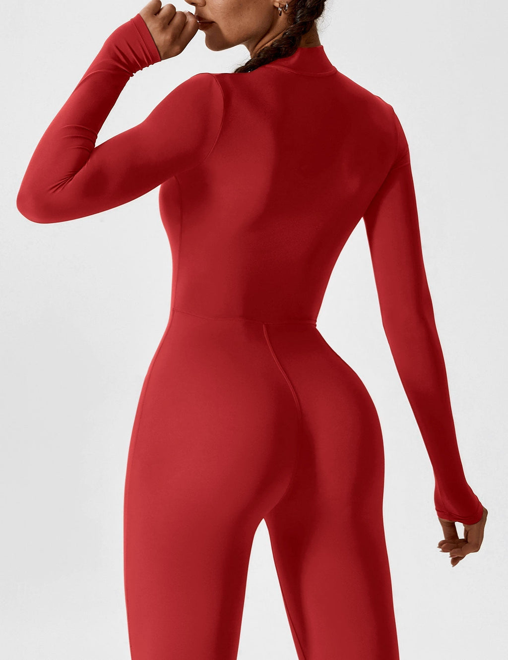 Women's Long Sleeve Zip Set - Lightweight Summer Fabric - Casual Everyday Wear - Multiple Color Options Available