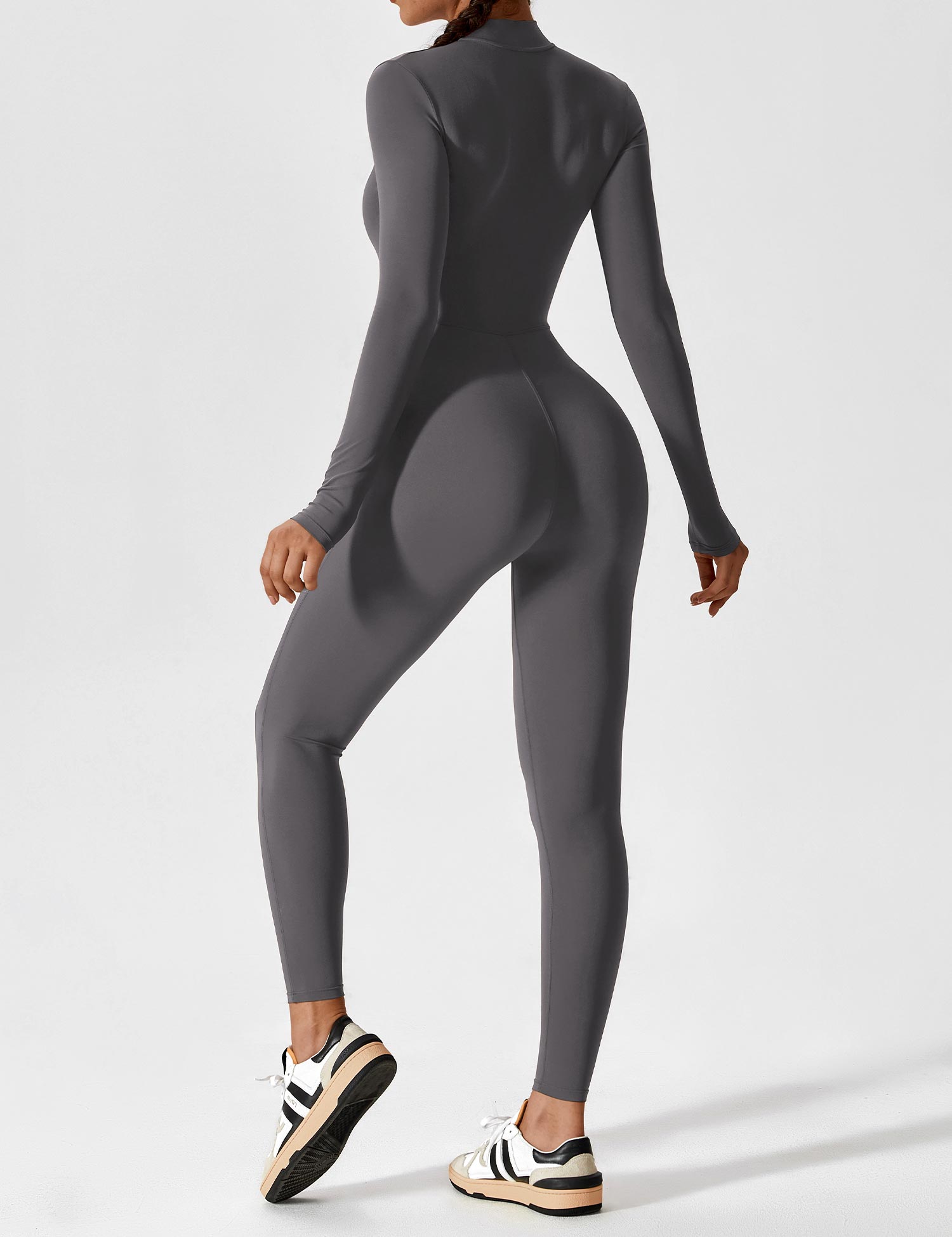Women's Long Sleeve Zip Set - Lightweight Summer Fabric - Casual Everyday Wear - Multiple Color Options Available